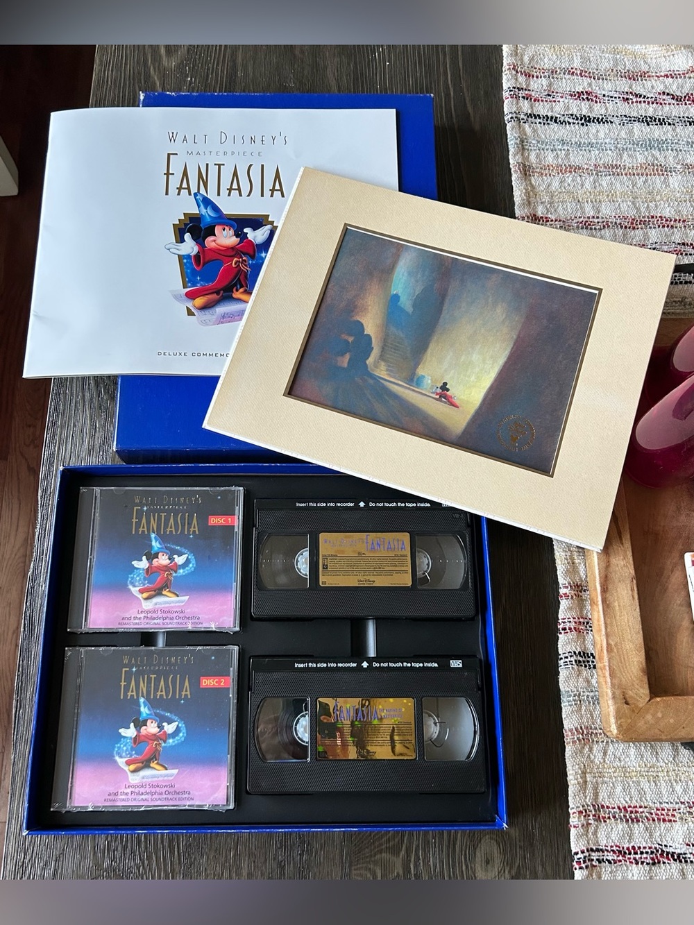 Walt Disney's Masterpiece Fantasia Deluxe Commemorative Edition Box Set New